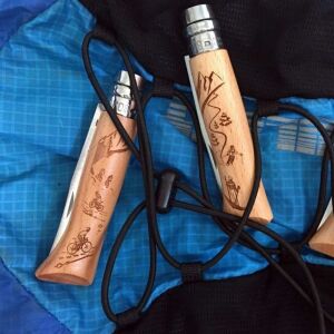 Opinel Inox No 08 Hiking Alpine Macera Yürüyüş Desenli Paslanmaz Çelik Çakı