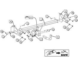 Bmw x1 Çeki Demiri F48 2015-