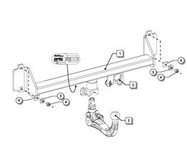 Bmw x3 Sökülebilir Çeki Demiri F25 2010-2017