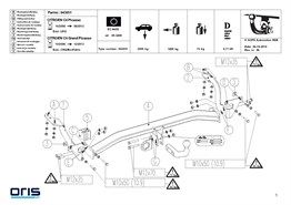 Citroen c4 Grand Picasso Çeki Demiri 2006-2013