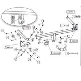 FORD B-Max Çeki Demiri