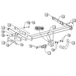 FORD Mondeo Çeki Demiri 2014-