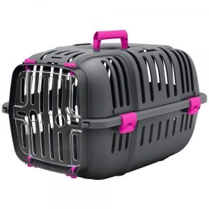 Ferplast Jet 20 Kedi ve Köpek Taşıma Çantası Pembe 56x36x32 Cm