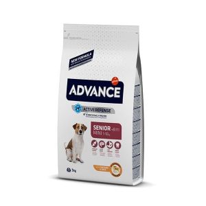Advance Senior Mini Tavuklu Küçük Irk Yaşlı Köpek Maması 3 Kg