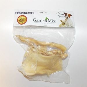 Garden Mix Kurutulmuş Dana Kelle Derisi Köpek Ödül Maması Beyaz 100 Gr