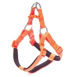 Doggie Comfort Dokuma Ronin Köpek Göğüs Tasması Medium Turuncu 2x45-55 Cm