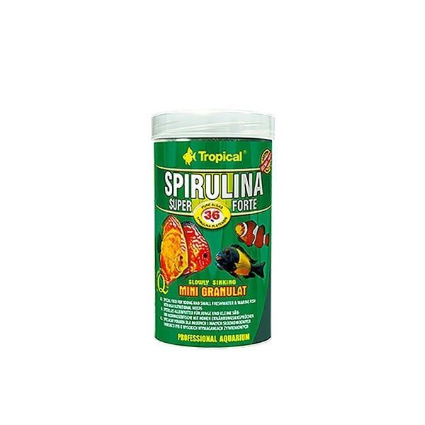 Tropikal Spirulina Süper Forte Granül Balık Yemi 100 Ml 56 Gr