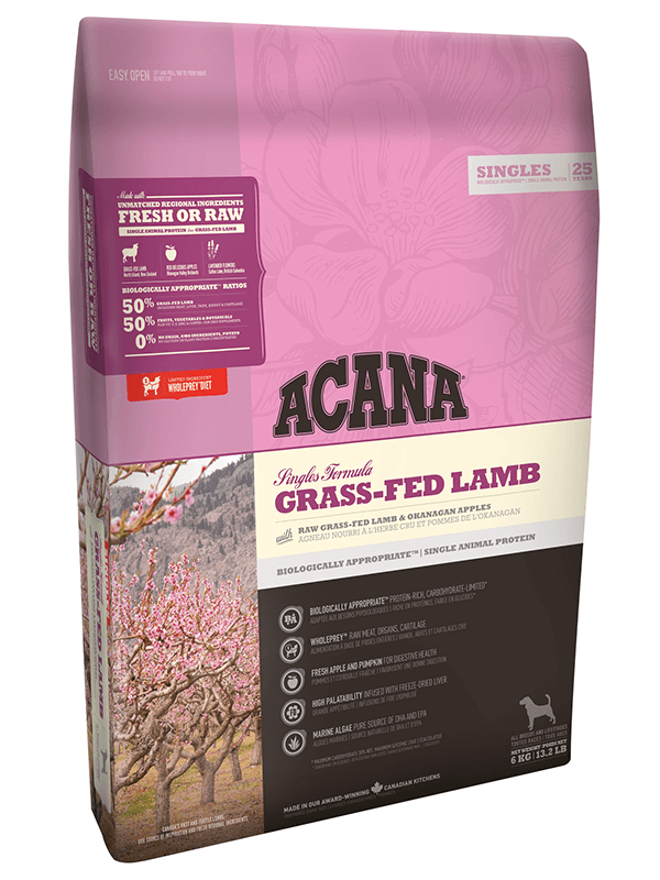 Acana Grass Fed-Lamb Tahılsız Kuzu Etli Yetişkin Köpek Maması 2 Kg