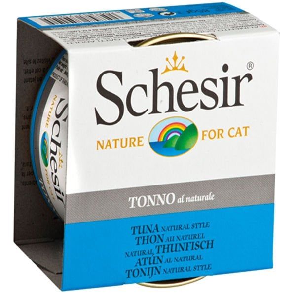 Schesir Ton Balıklı Naturel Konserve Kedi Maması 85 Gr