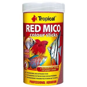 Tropikal Kırmızı Mico Renk Çubukları Balık Yemi 100 Ml 32 Gr
