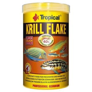 Tropical Krill Flakes Tropikal Balıklar Balık Yemi 100 Ml 20 Gr