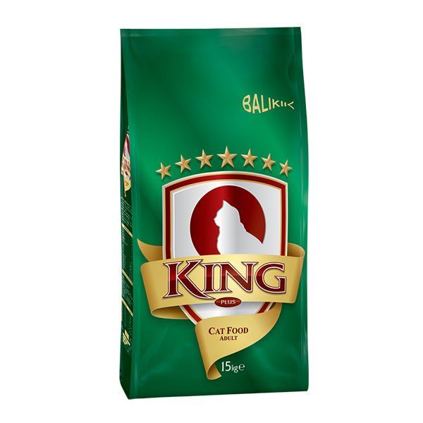 King Balıklı Yetişkin Kedi Maması 15 Kg