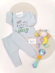 Doğa Aşığı Mavi Bebek Takım