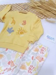 Güneş ve Doğa Sarı Bebek Takım