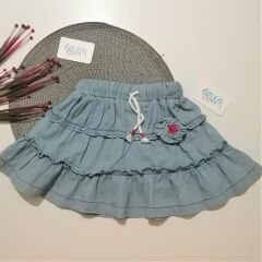 Uçuş Uçuş Kiloş Denim Etek
