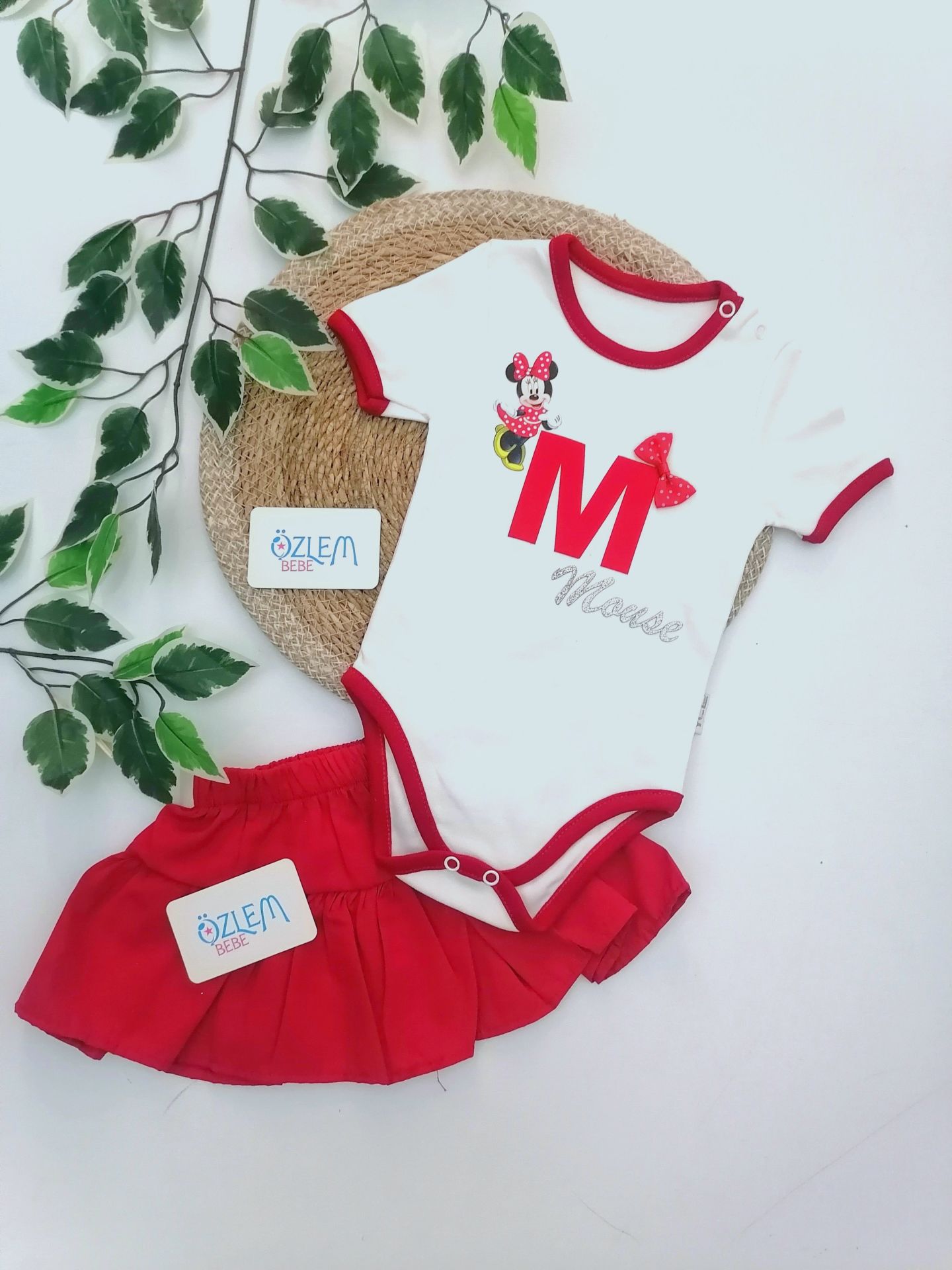 Minie Mouse Badi&Fırfır Etek 2'li Takım