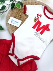 Minie Mouse Badi&Fırfır Etek 2'li Takım