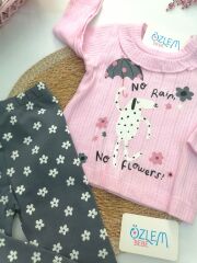 No Rain Flowers Pembe 2'li Takım