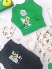 Safari Desenli 10'lu Hastane Çıkışı