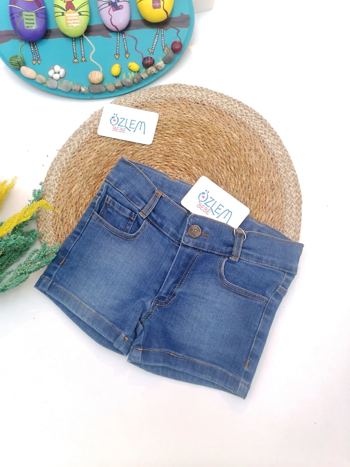 Unisex Denim Şort