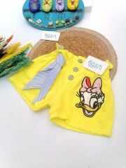 Daısy Duck Nakışlı Beli Büzgülü Şort