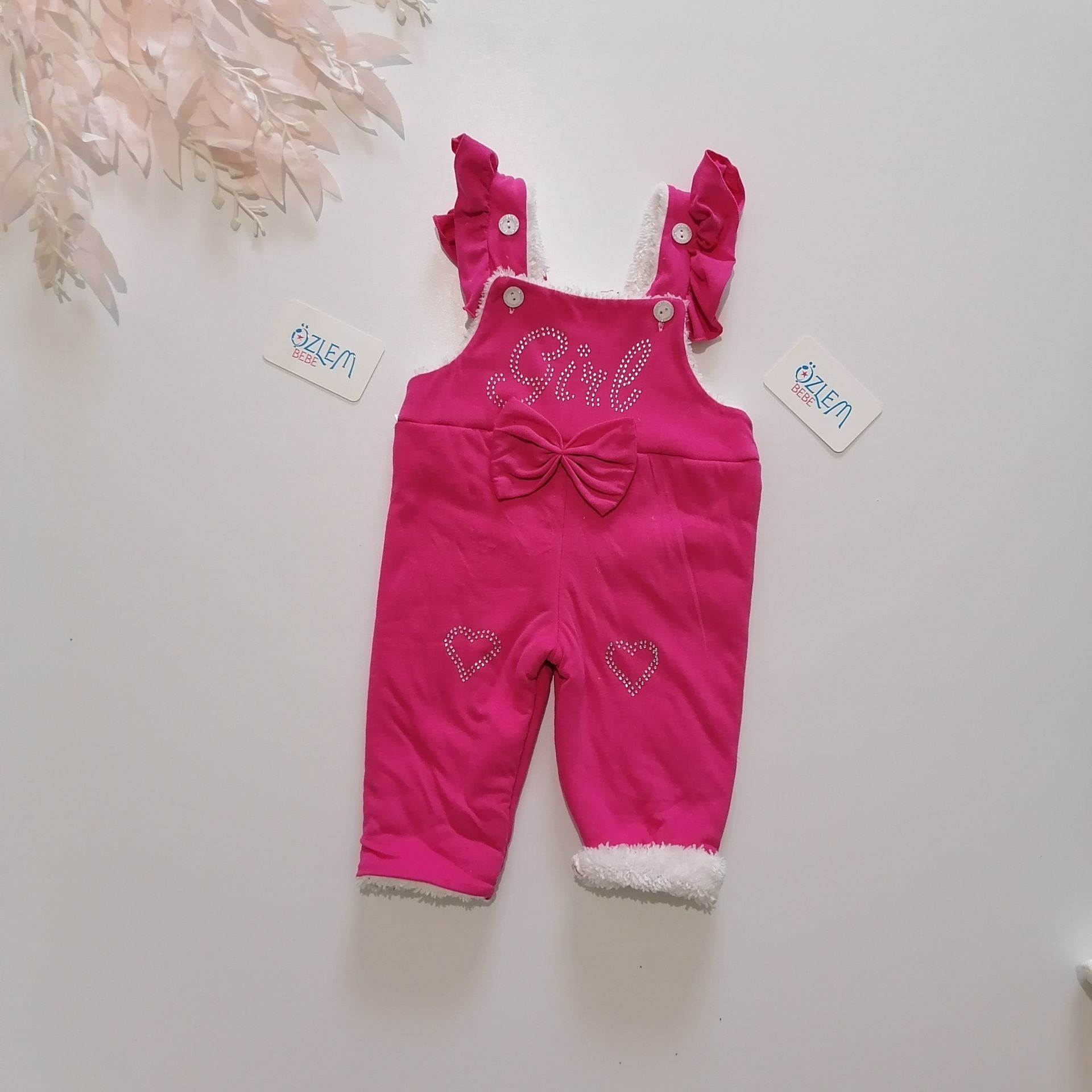 Girl Welsoft Pembe Salopet