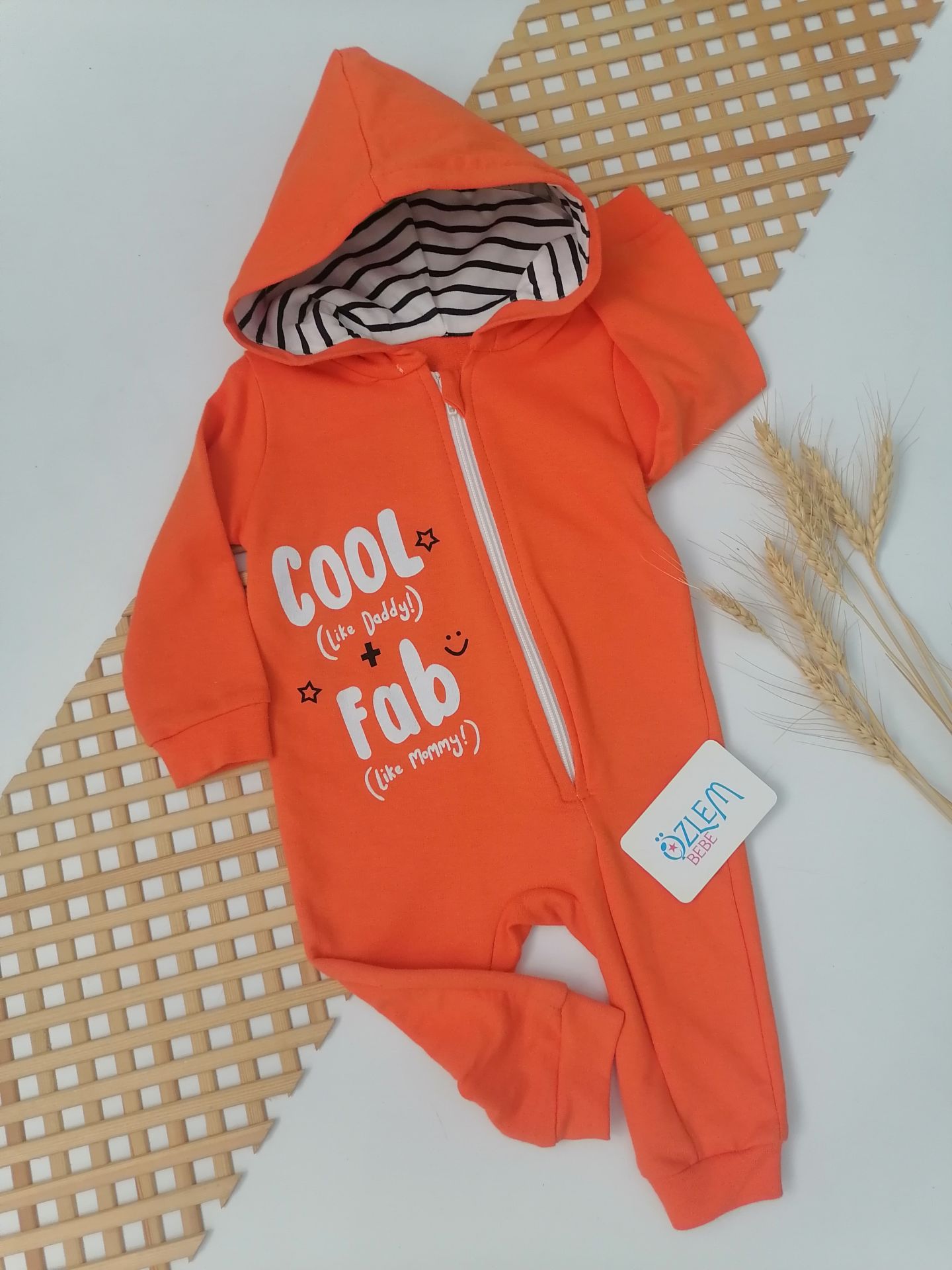 Turuncu Cool Bebek Tulum