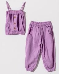 Pıtırcık Poplin Pantolonlu 2'li Takım