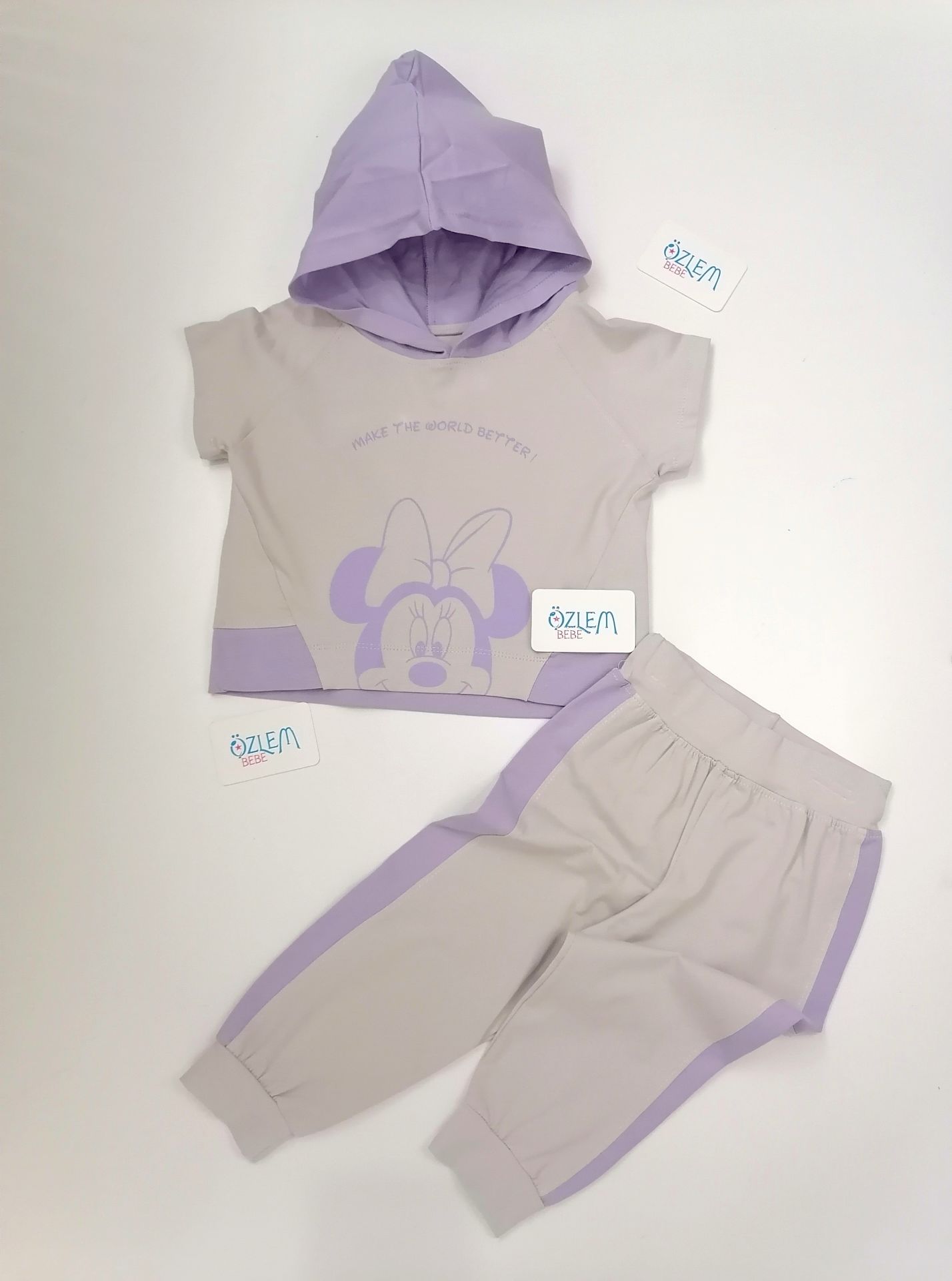 Minie Mouse Kapüşonlu Eşofman Takım