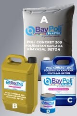 POLİ CONCRET 200 POLİÜRETAN KİMYASAL BETON ZEMİN KAPLAMA