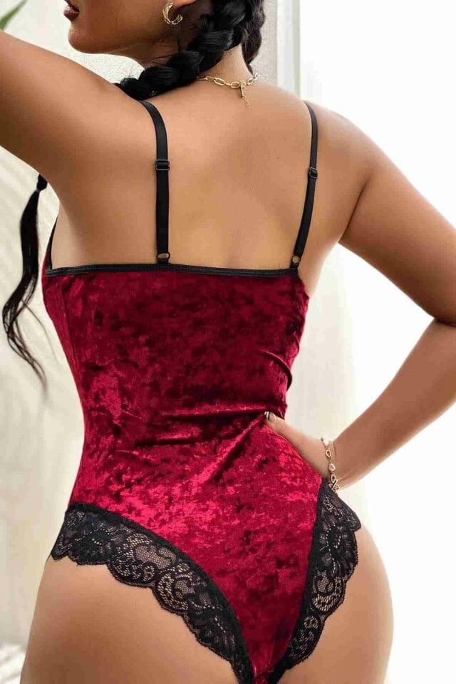 Gizotti Kadife Body Gecelik Babydoll Çok Renkli
