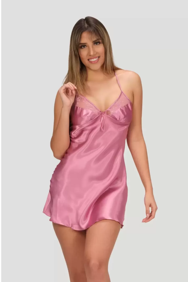 Gizotti Precious Gecelik Sabahlık Takımı Gül Rengi