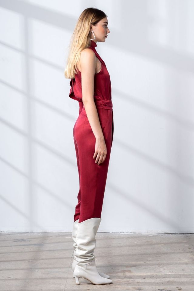 Jovie Cupro Jumpsuit