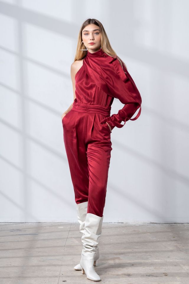 Jovie Cupro Jumpsuit