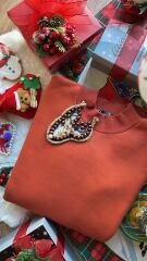 Malaya Oversize Sweatshirt - Kiremit