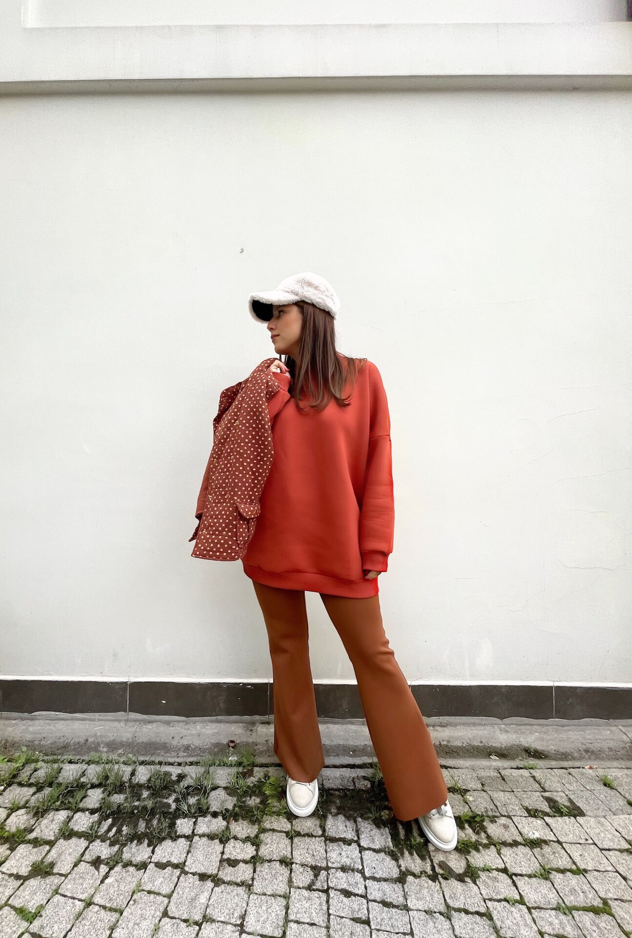 Malaya Oversize Sweatshirt - Kiremit