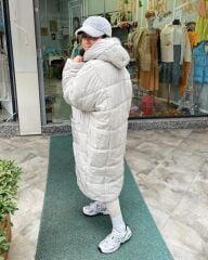 Malaya Oversize Uzun Şişme Mont