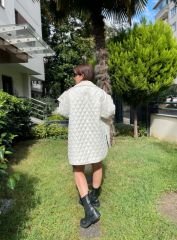 Oversize Kapitone Ceket