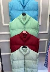 Oversize Şişme Yelek - Mint