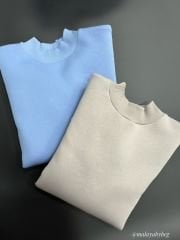 Malaya Oversize Bebe Mavi Sweatshirt