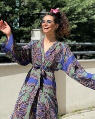 Etnik Dokulu Kimono