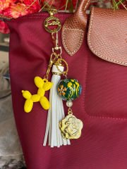 Malaya Bag Charm - Yellow Dog