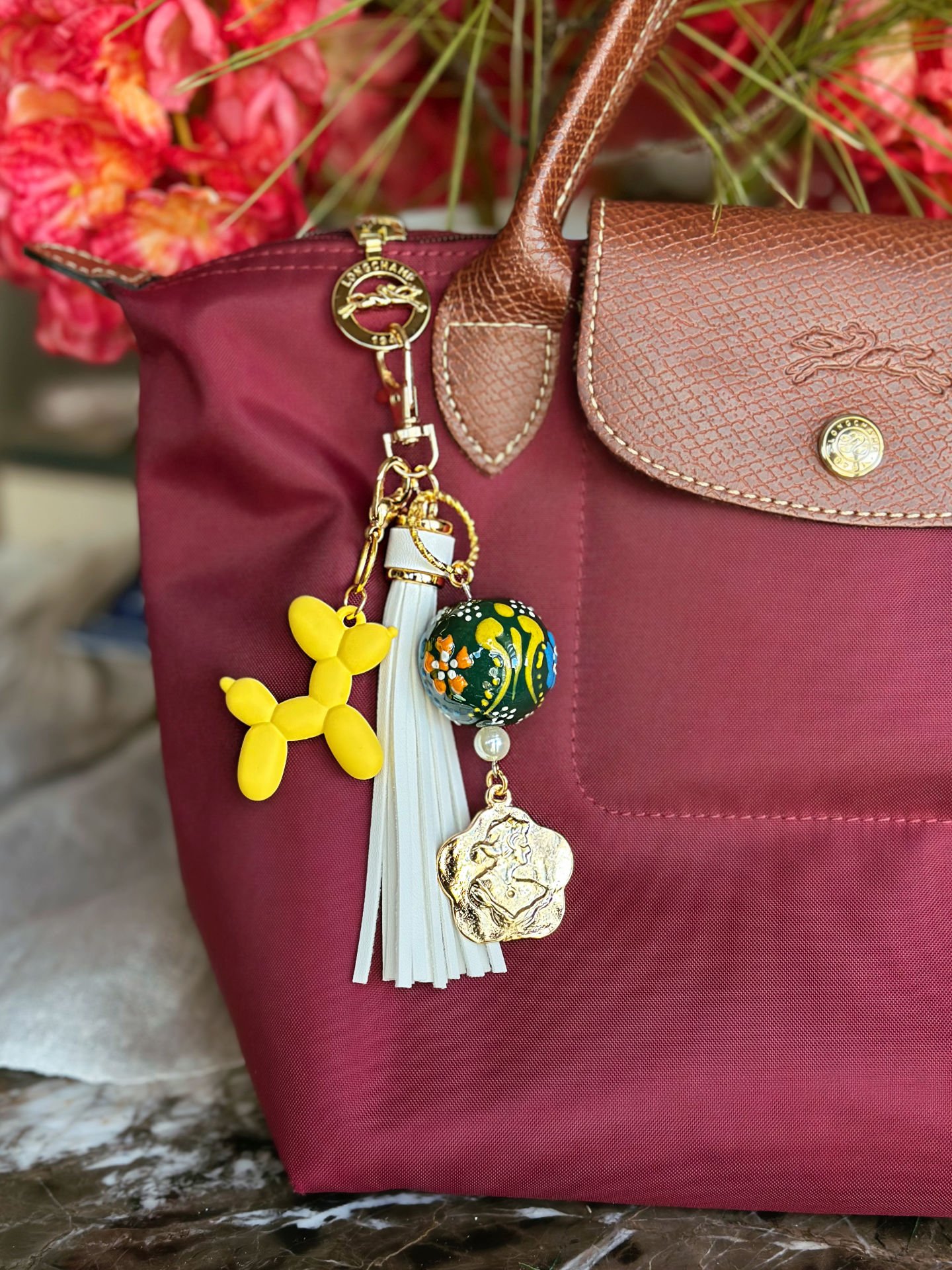 Malaya Bag Charm - Yellow Dog