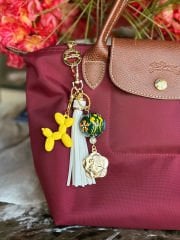 Malaya Bag Charm - Yellow Dog