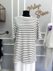Çizgili Tshirt/Bluz