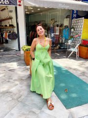 Neon Maksi Elbise