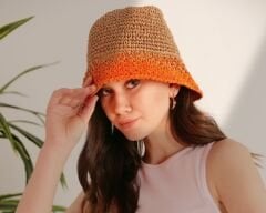 Hasır Bucket Şapka