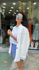 Oversize İnce Ceket
