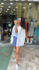 Oversize İnce Ceket
