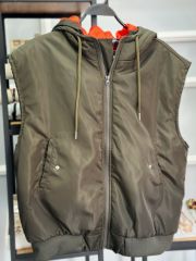 Oversize İki Renkli Yelek